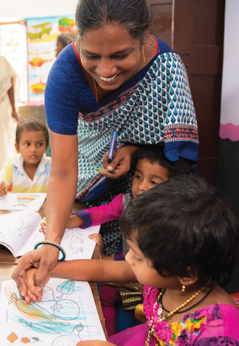 Well-nourished children are better equipped to fend off diseases, do better in school and grow up to become more productive members of society
