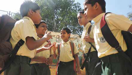 About half of the budget for the education programme goes towards scholarships 