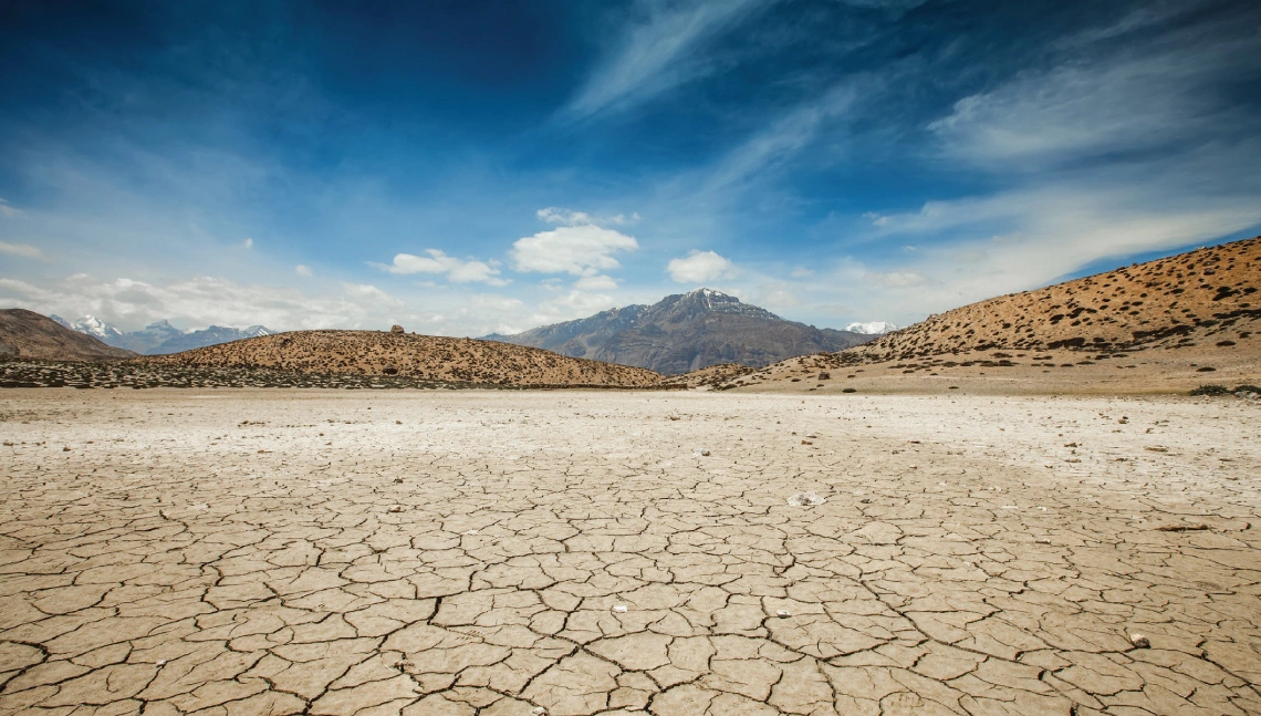 Dhankar lake in Spiti valley, Himachal Pradesh, going dry is one of the countless consequences of climate change