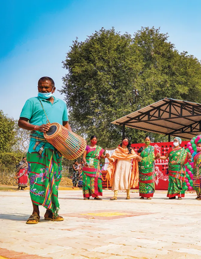 A multi-activity centre in Odisha that was created through an initiative under the Jaga Mission, which provided tenure and habitats to dwellers of informal settlements