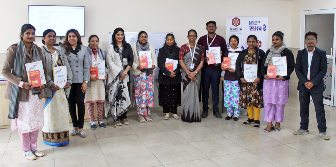 Members of the nursing team at the Ranchi Cancer Hospital and Research Centre in Ranchi, Jharkhand 