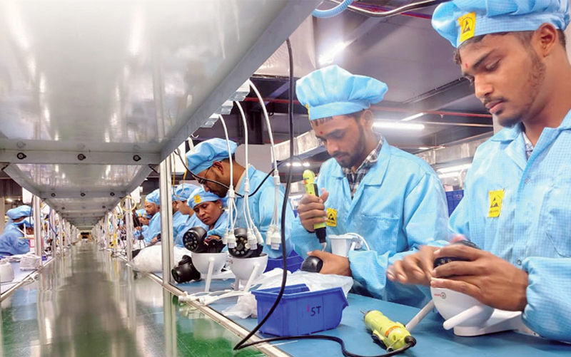 Youth training to be electricians at one of the ITIs attached to the Tata STRIVE initiative