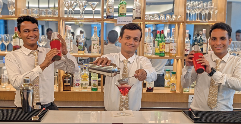 Bartending is a part of the hospitality programme run by Tata STRIVE at the World Skill Center in Bhubaneswar